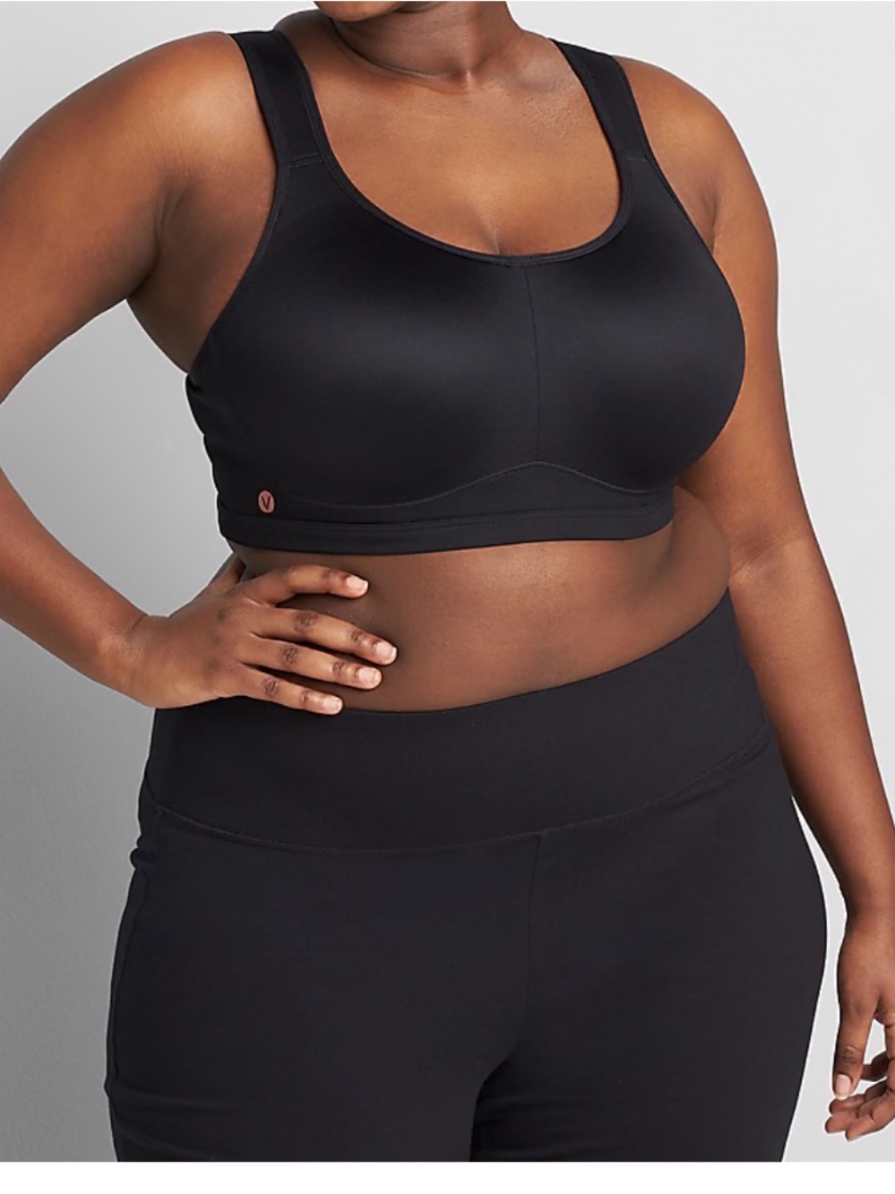 Lane Bryant Black underwire Full-Coverage Sports Bra